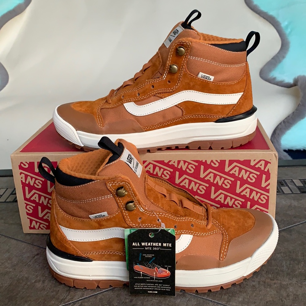 VANS ULTRARANGE EXO HI PUMPKIN SPICE MENS - Picture 2 of 16